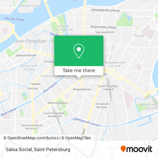 Salsa Social map