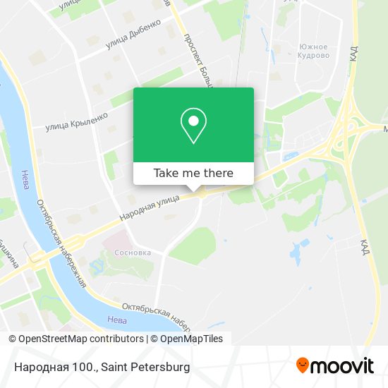 Народная 100. map