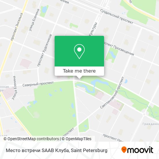 Место встречи SAAB Клуба map