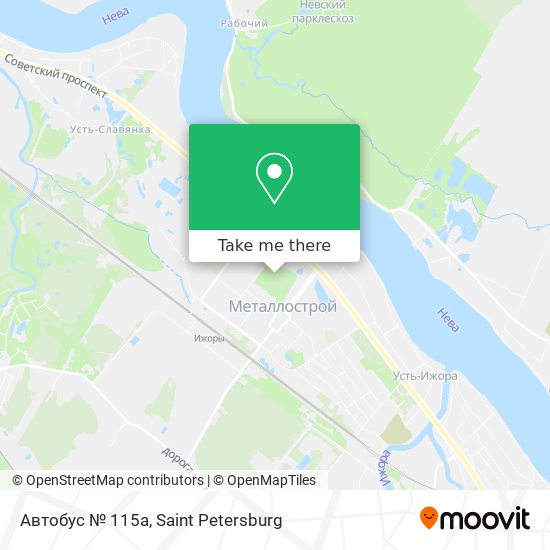 Автобус № 115а map