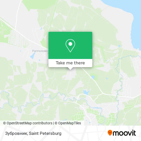 Зубровник map