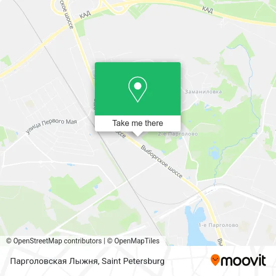Парголовская Лыжня map
