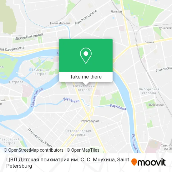 ЦВЛ Детская психиатрия им. С. С. Мнухина map