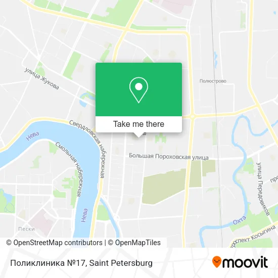 Поликлиника №17 map
