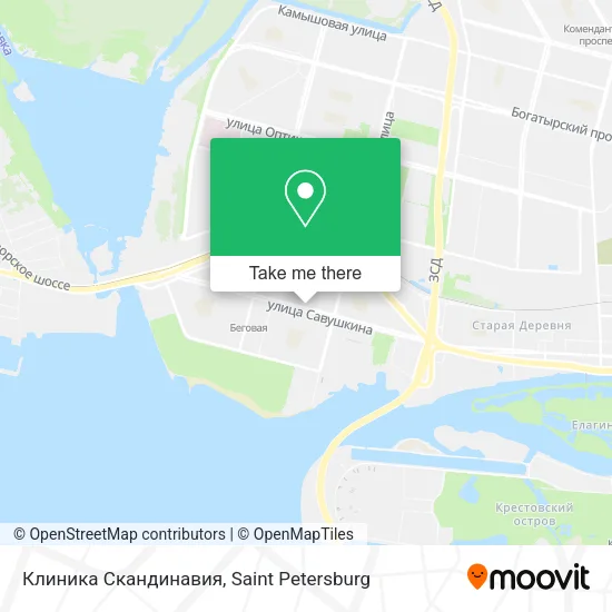 Клиника  Скандинавия map