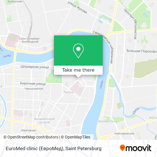 EuroMed clinic (ЕвроМед) map