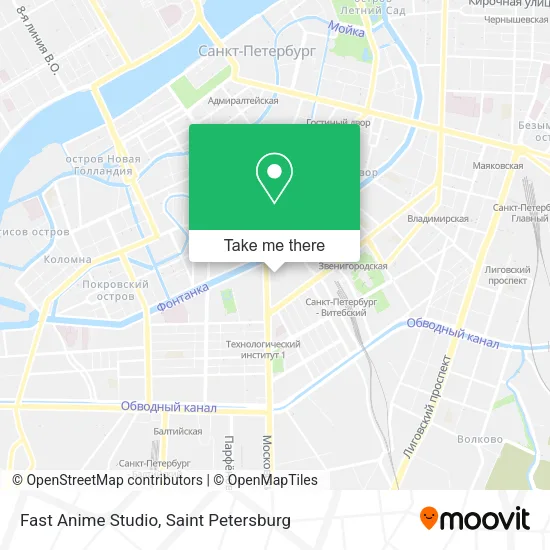 Fast Anime Studio map