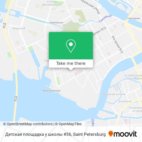 Детская площадка у школы #36 map