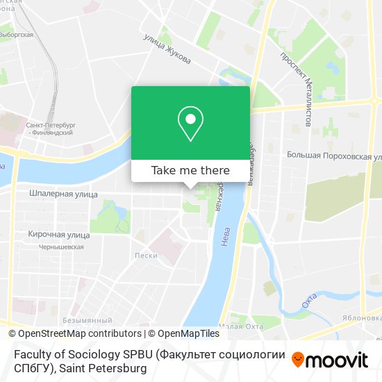 Faculty of Sociology SPBU (Факультет социологии СПбГУ) map