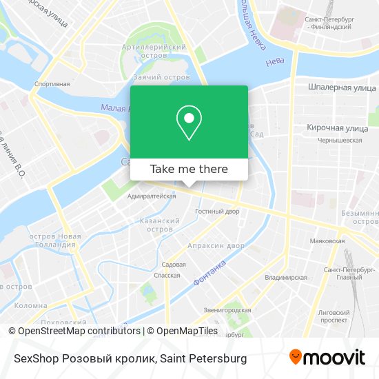 SexShop  Розовый кролик map