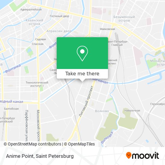 Anime Point map