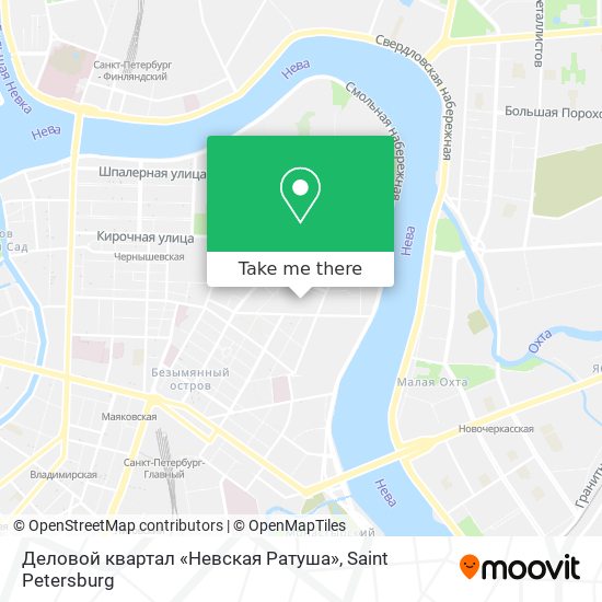 Деловой квартал «Невская Ратуша» map