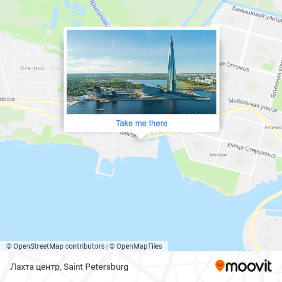 Лахта центр map