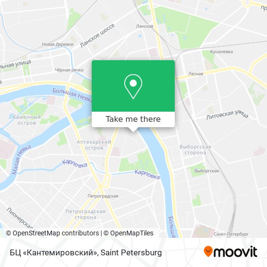 БЦ «Кантемировский» map