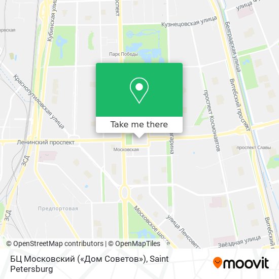 БЦ Московский («Дом Советов») map