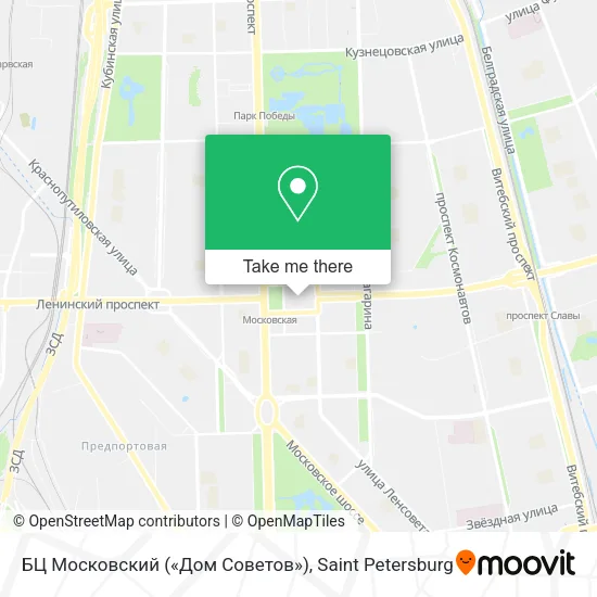 БЦ Московский («Дом Советов») map
