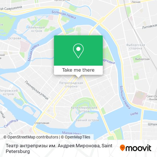 Театр антрепризы им. Андрея Миронова map