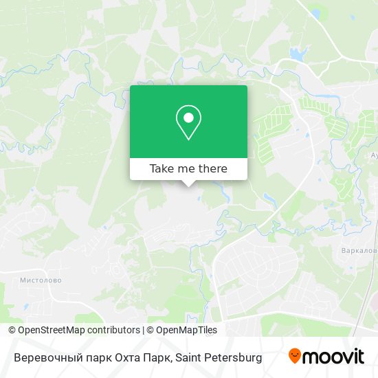 Веревочный парк Охта Парк map