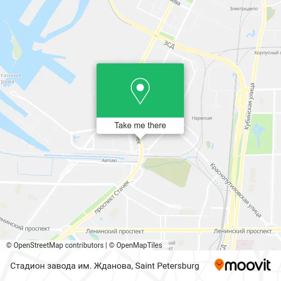 Стадион завода им. Жданова map