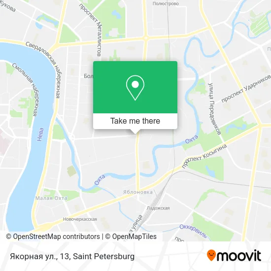 Якорная ул., 13 map
