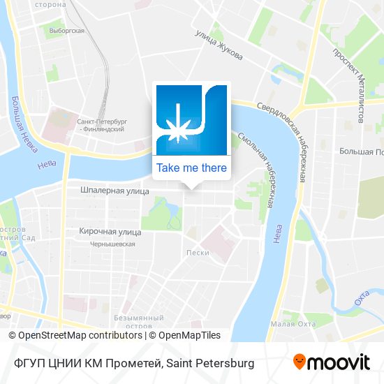ФГУП ЦНИИ КМ  Прометей map