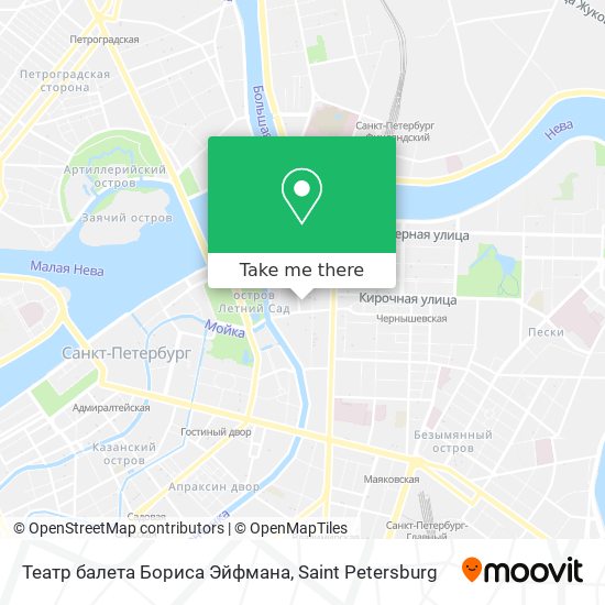 Театр балета Бориса Эйфмана map