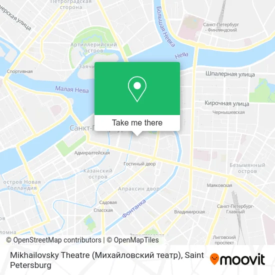Mikhailovsky Theatre (Михайловский театр) map