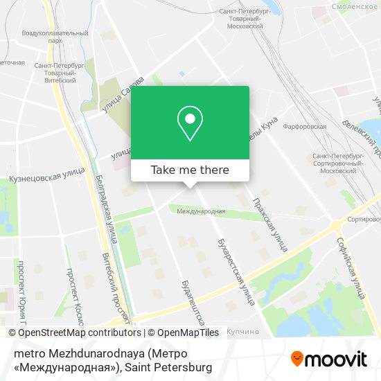 metro Mezhdunarodnaya (Метро «Международная») map