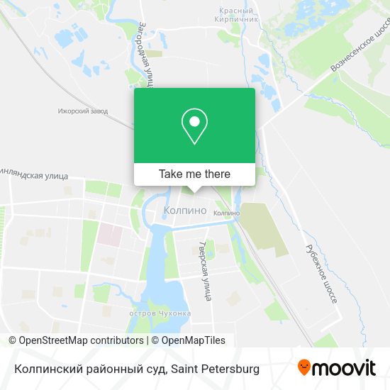Колпинский районный суд map