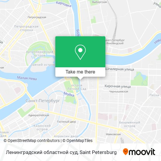 Ленинградский областной суд map