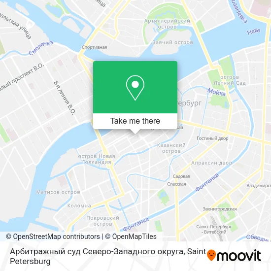 Арбитражный суд Северо-Западного округа map