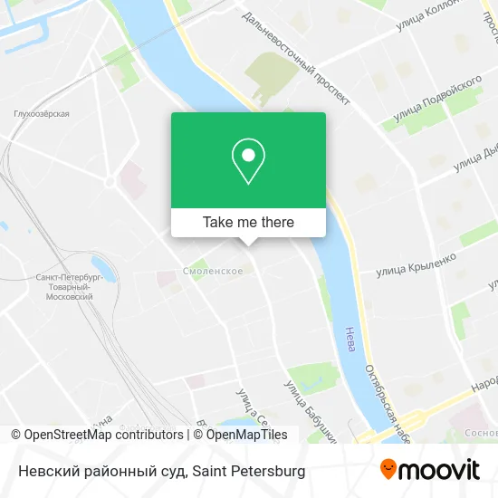 Невский районный суд map