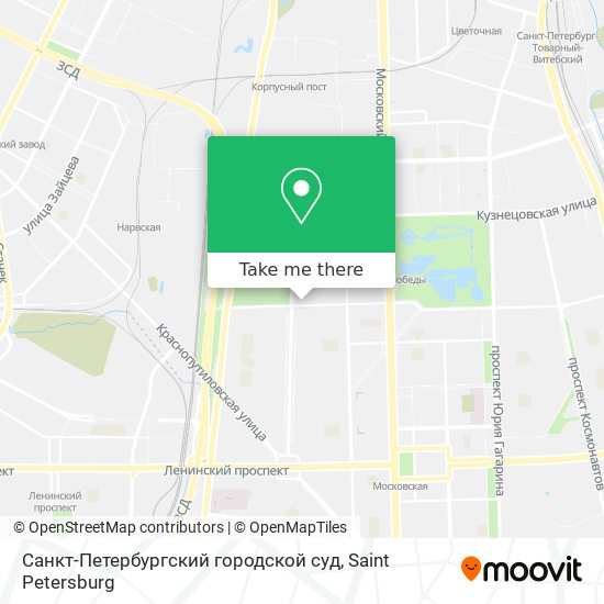 Санкт-Петербургский городской суд map