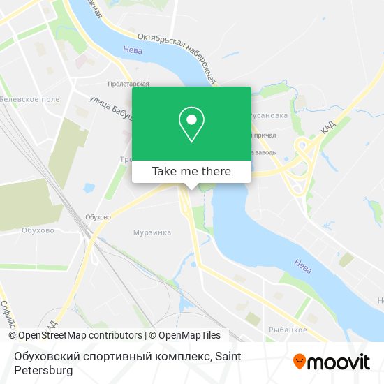 Обуховский спортивный комплекс map