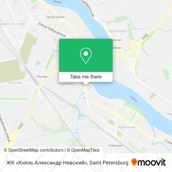 ЖК «Князь Александр Невский» map