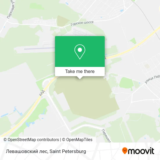 Левашовский лес map