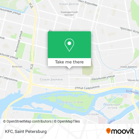 KFC map