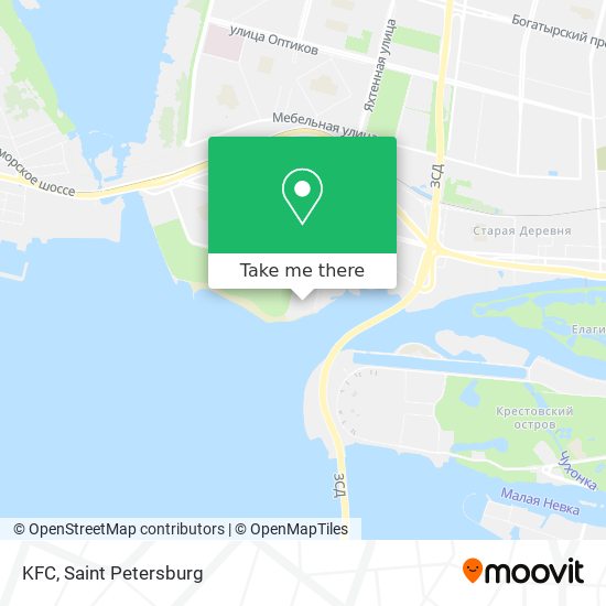 KFC map