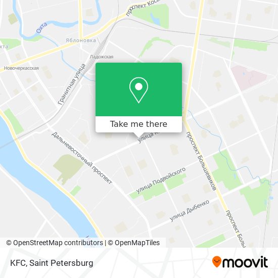 KFC map