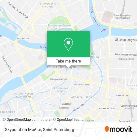 Skypoint на Мойке map