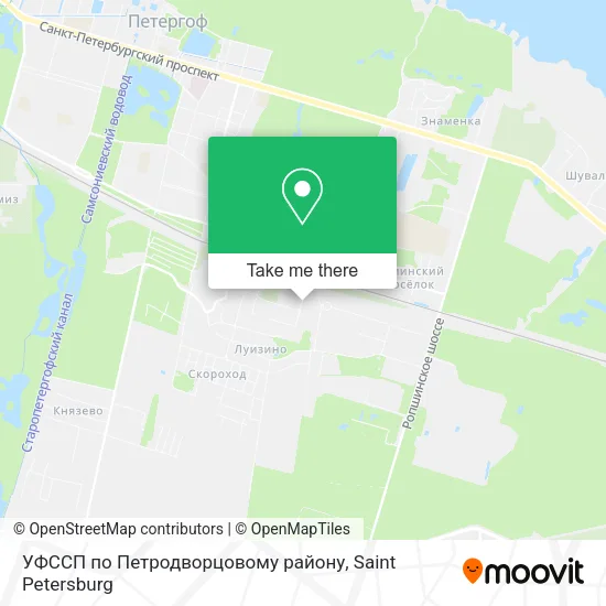 УФССП по Петродворцовому району map