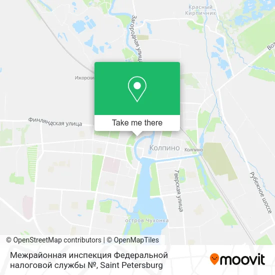 Межрайонная инспекция Федеральной налоговой службы № map