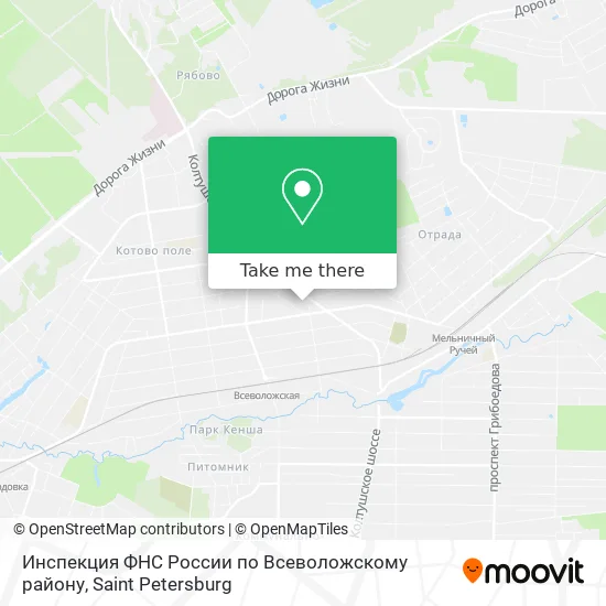 Инспекция ФНС России по Всеволожскому району map
