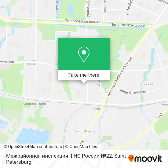 Межрайонная инспекция ФНС России №22 map
