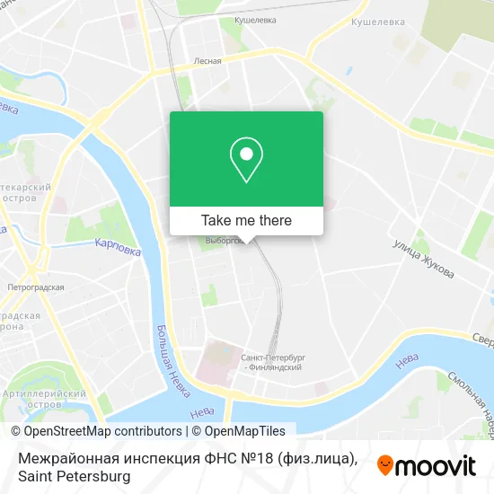 Межрайонная инспекция ФНС №18 (физ.лица) map