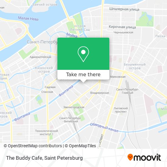 The Buddy Cafe map