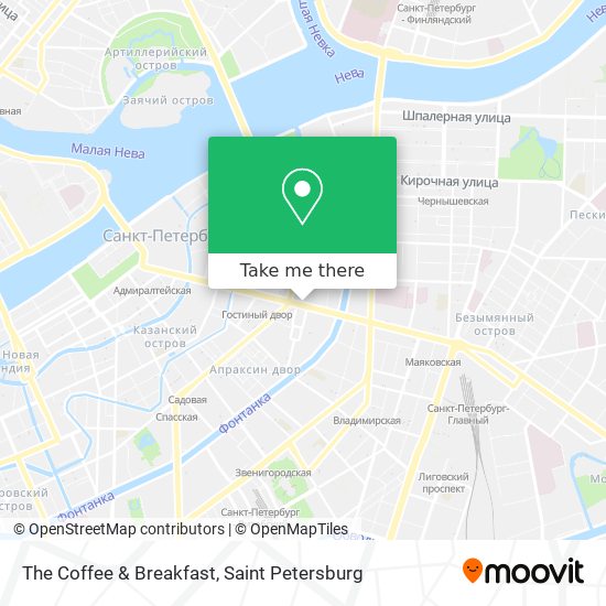 The Coffee & Breakfast map