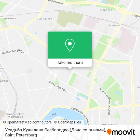 Усадьба Кушелева-Безбородко (Дача со львами) map