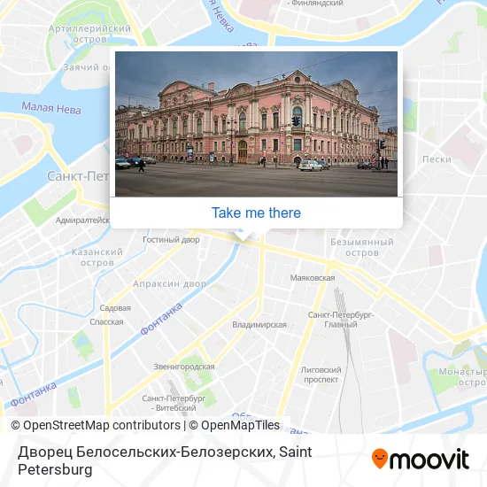 Дворец Белосельских-Белозерских map