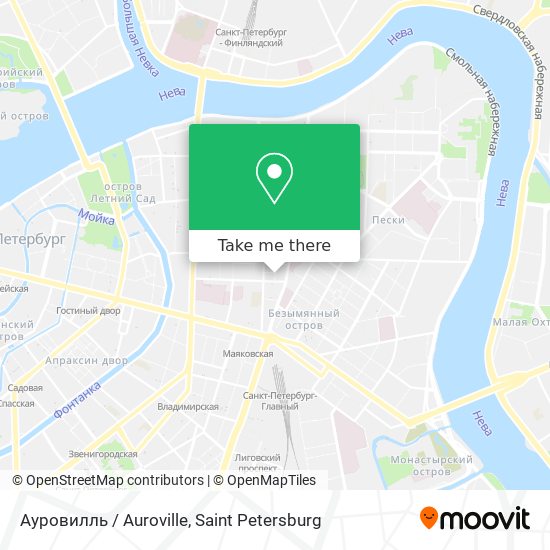 Ауровилль / Auroville map